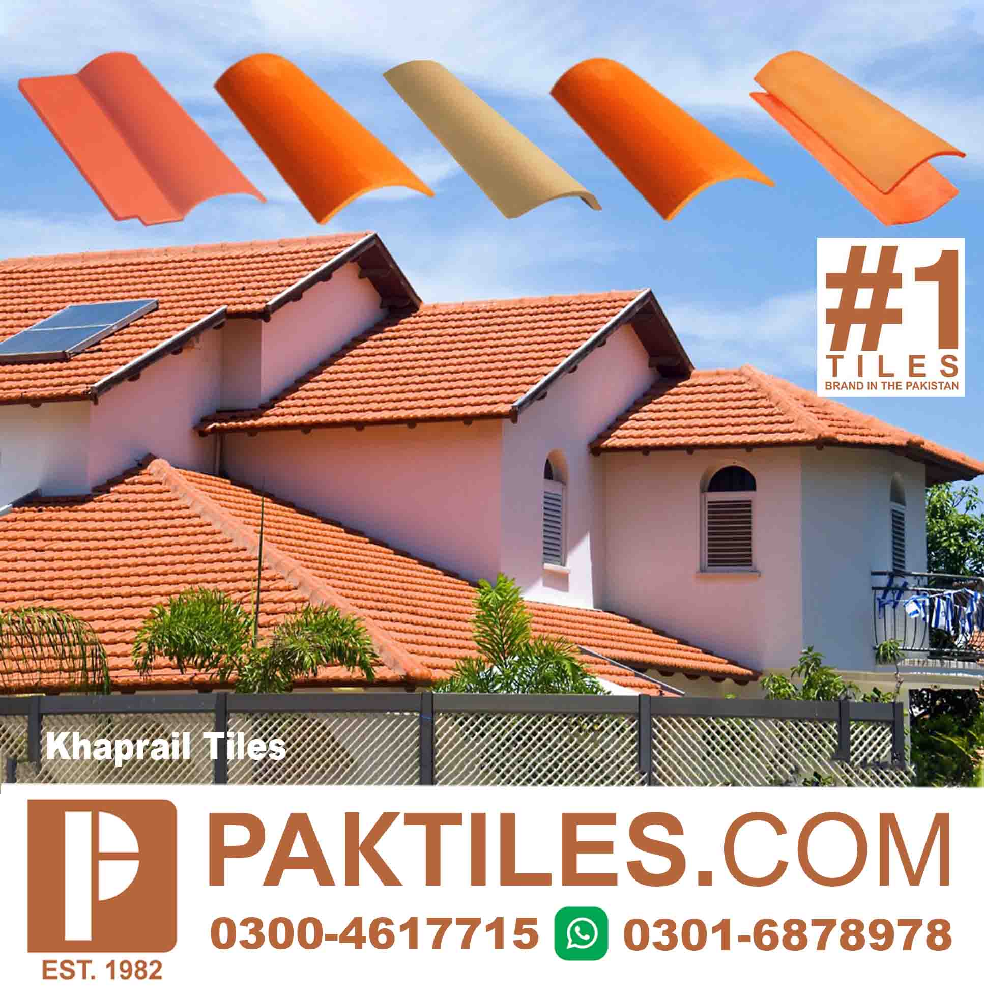 Khaprail Tiles Design in Karachi