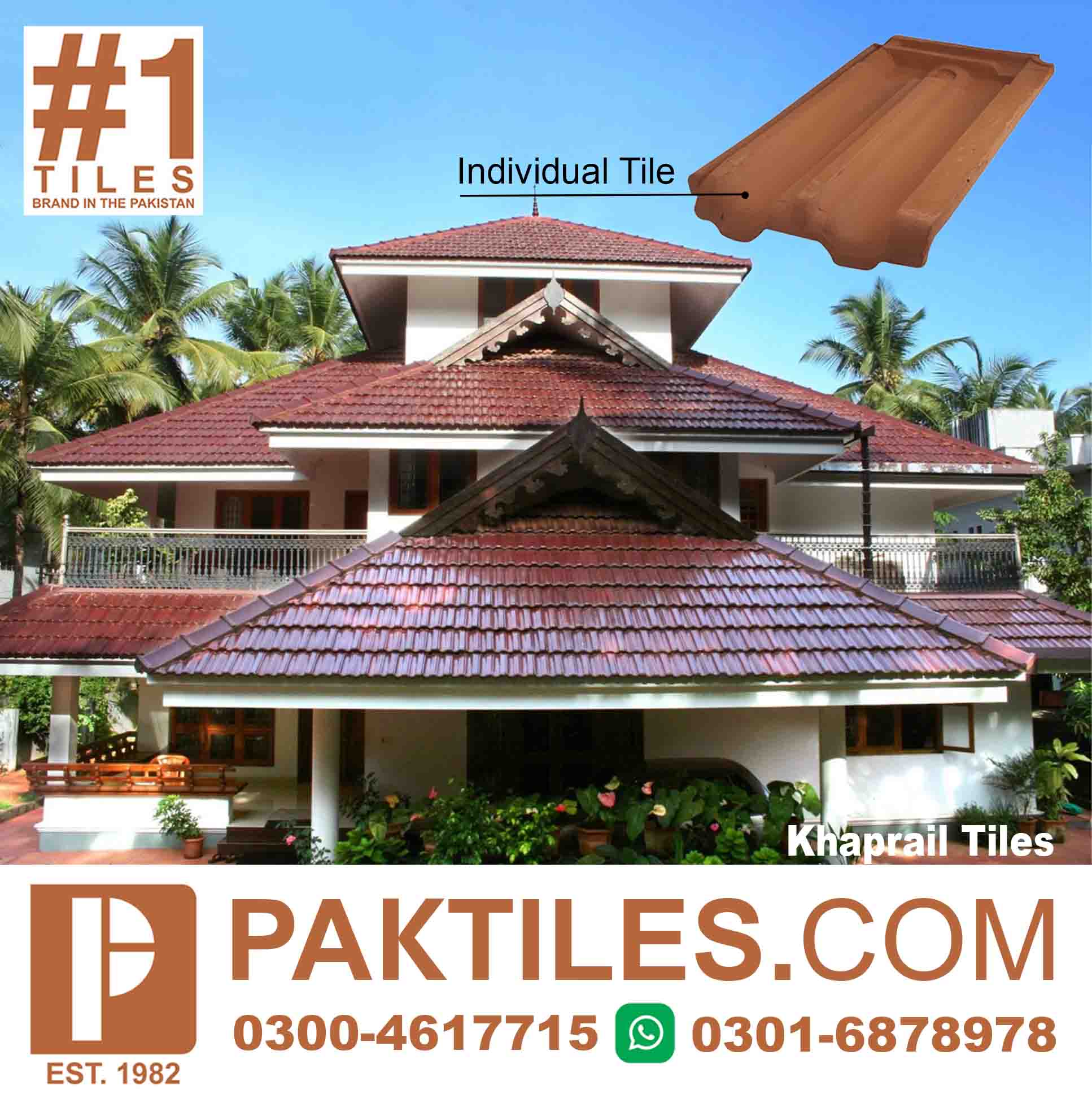 Khaprail tiles in Sargodha