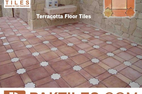Terracotta tiles texture